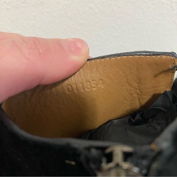 CHLOE Harper Suede Lace up Espadrille Wedge Sandals - Picture 9 of 13